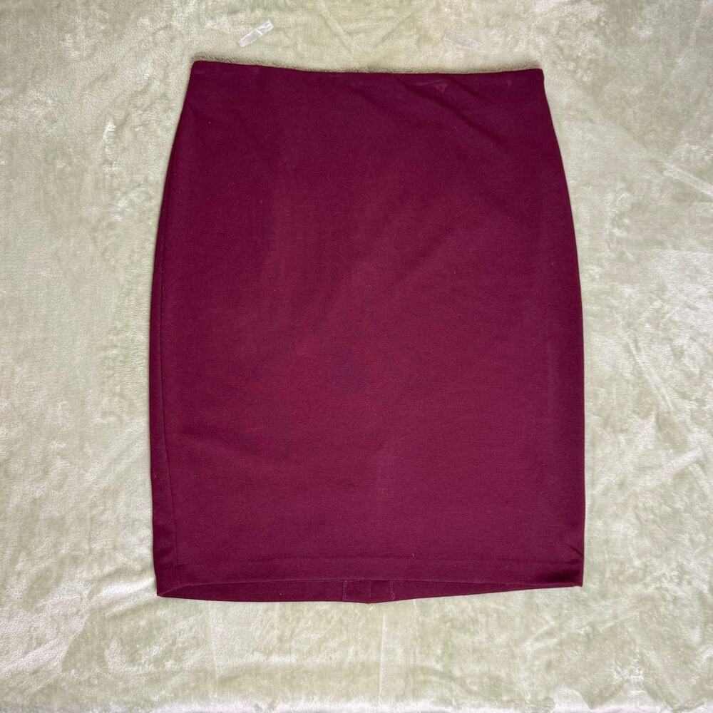 Philosophy Ponte Knit Pencil Skirt Pull On Stretch Office Career Size 14